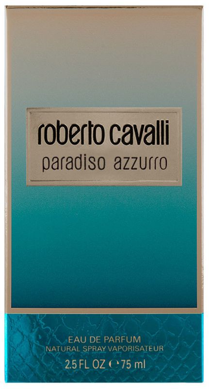roberto cavalli paradiso azzurro eau de parfum spray 75ml